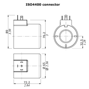 Elektromagnetická cívka 4SOL519124-C (24V), typ D19